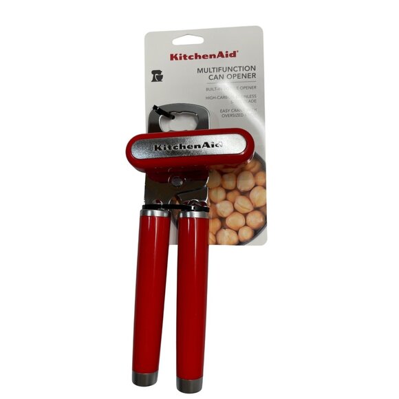 KitchenAid Red HTF Multifunction Can Opener kE1990HHSA Red NEW WITH TAGS! - Picture 1 of 3